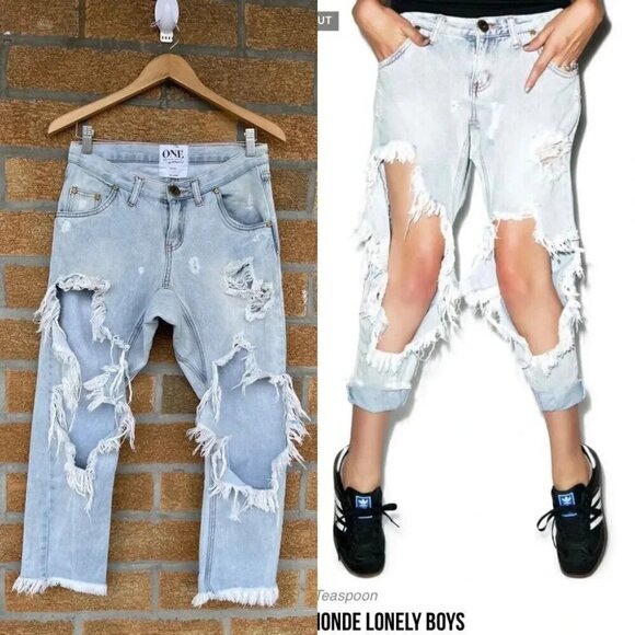 One Teaspoon DIAMONDE LONELY BOYS size 25 - Picture 3 of 16